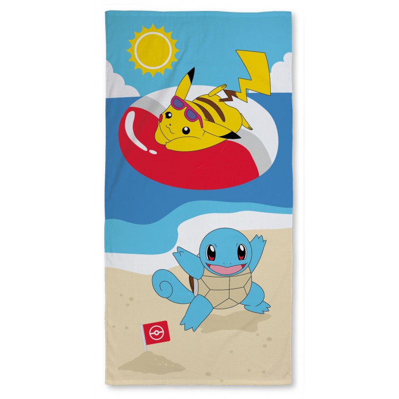 Pokemon Pikachu Shiggy - Strandtuch - 70 x 140 cm Pokemon Pikachu Shiggy - Strandtuch - 70 x 140 cm